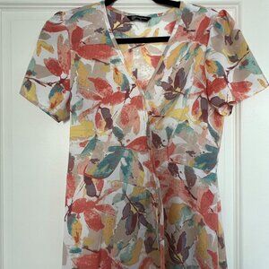 WomensDress Pretty Garden Maxi Wrap FloralMulti Ruffle Flowy Party Vacation S-zS